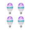 TrendBox Juego de 4 bombillas LED giratorias de 3 W E27_1