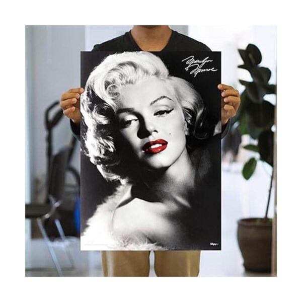 Marilyn Monroe Labios rojos Arte de pared MightyPrint_2