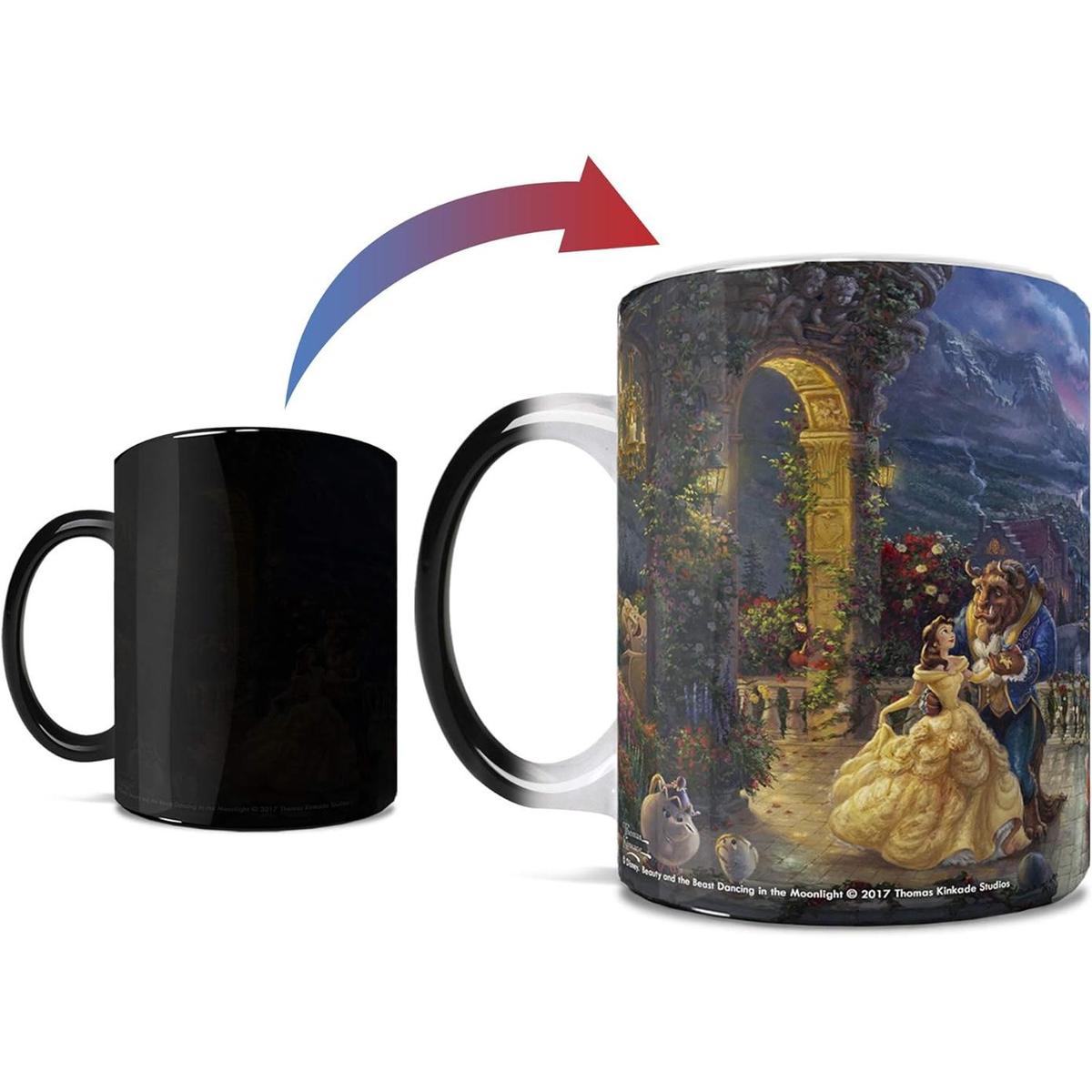Morphing tazas Thomas Kinkade Disney Bella y la Bestia