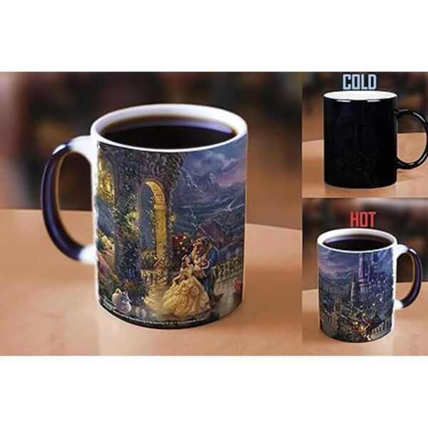Morphing tazas Thomas Kinkade Disney Bella y la Bestia_2