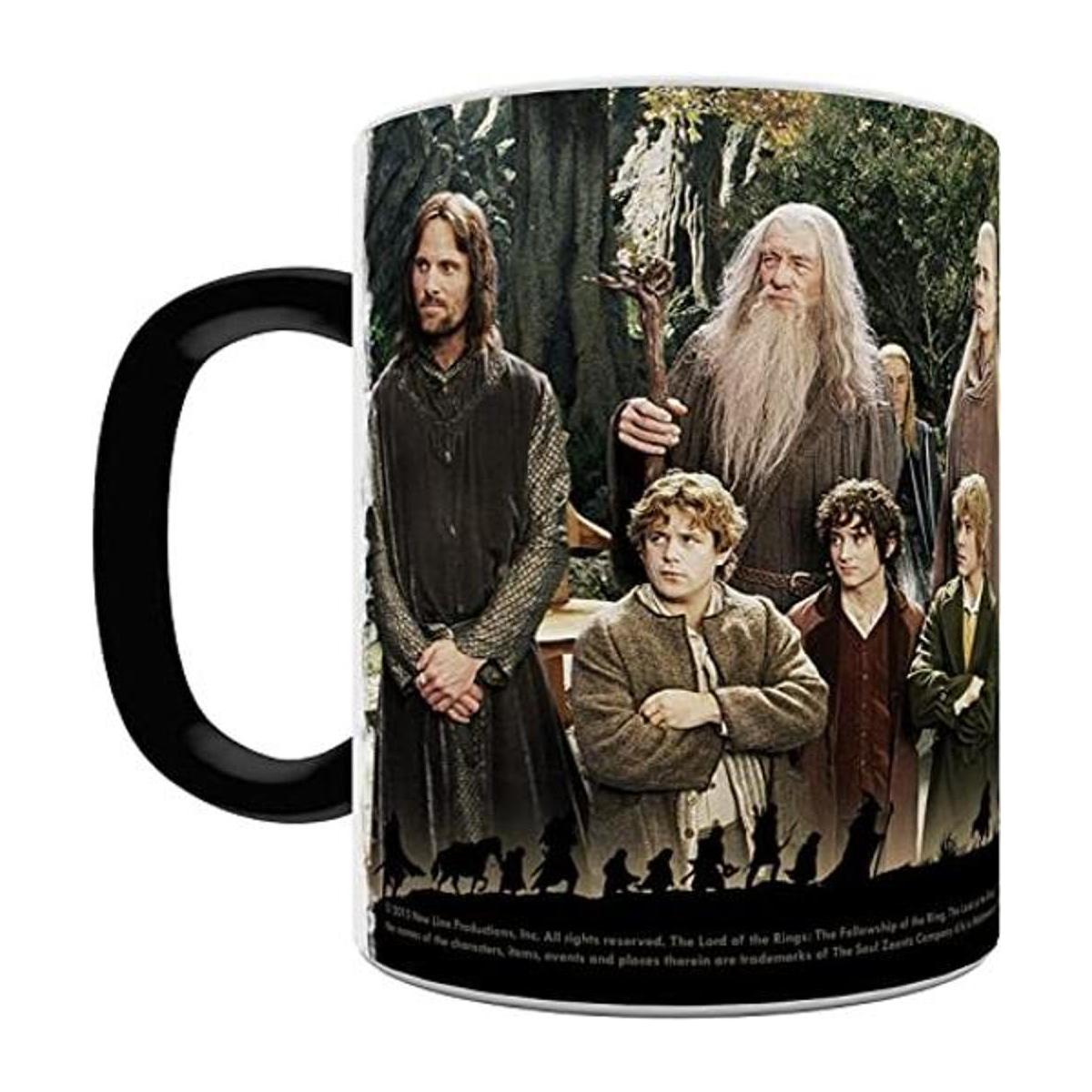 Lord of The Rings Taza de cerámica sensible al calor de