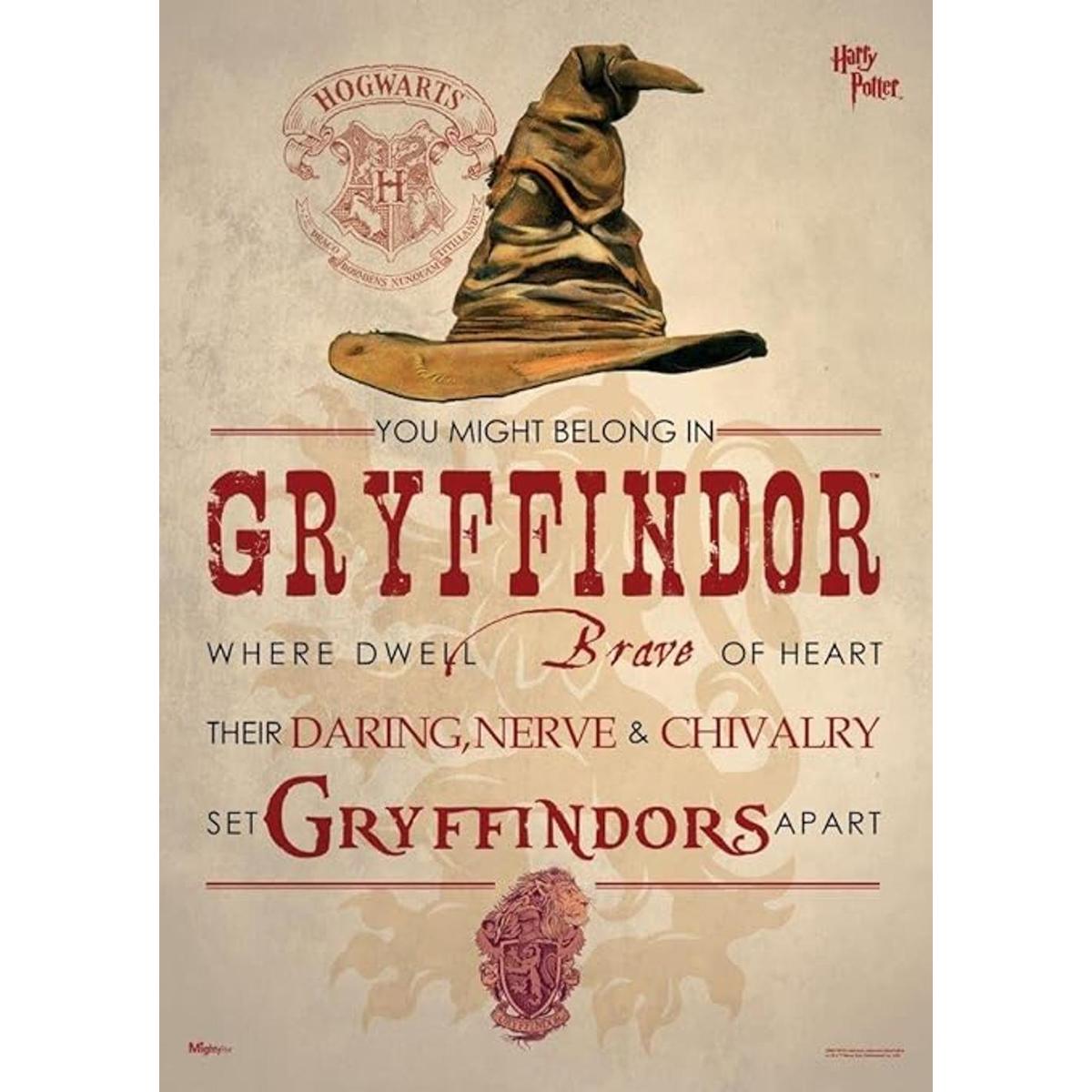 Harry Potter Gryffindor Hogwarts Arte de pared