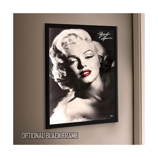 Marilyn Monroe Labios rojos Arte de pared MightyPrint_6