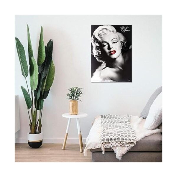 Marilyn Monroe Labios rojos Arte de pared MightyPrint_5