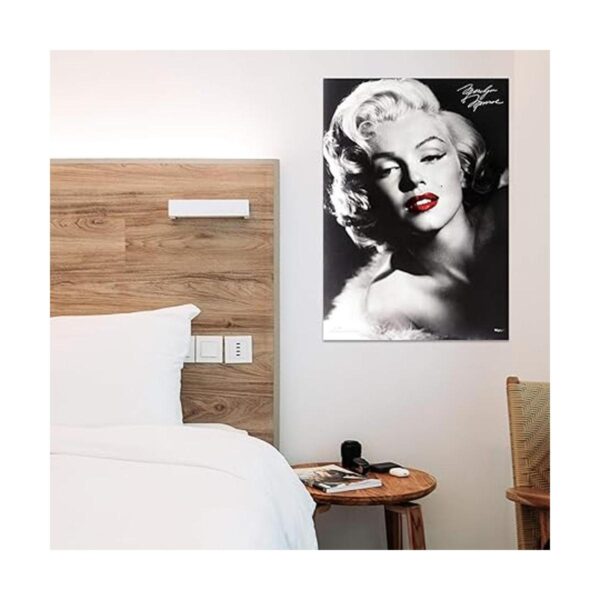 Marilyn Monroe Labios rojos Arte de pared MightyPrint_4