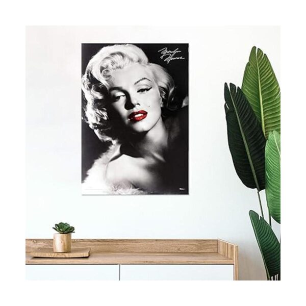 Marilyn Monroe Labios rojos Arte de pared MightyPrint_3