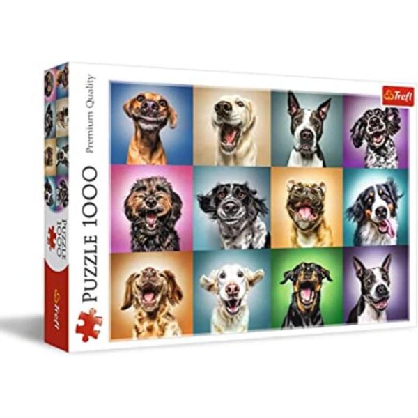 Trefl Rompecabezas de 1000 piezas diseño de perro_1