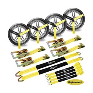 Trekassy Correas de amarre de coche de 2 x 120 pulgadas_1