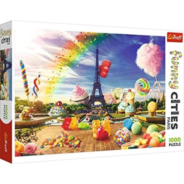 Trefl Rompecabezas Red Funny Cities de 1000 piezas Sweet_1