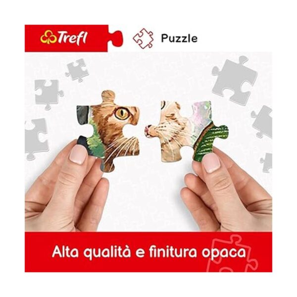 Trefl Rompecabezas rojo de 500 piezas gatitos_4