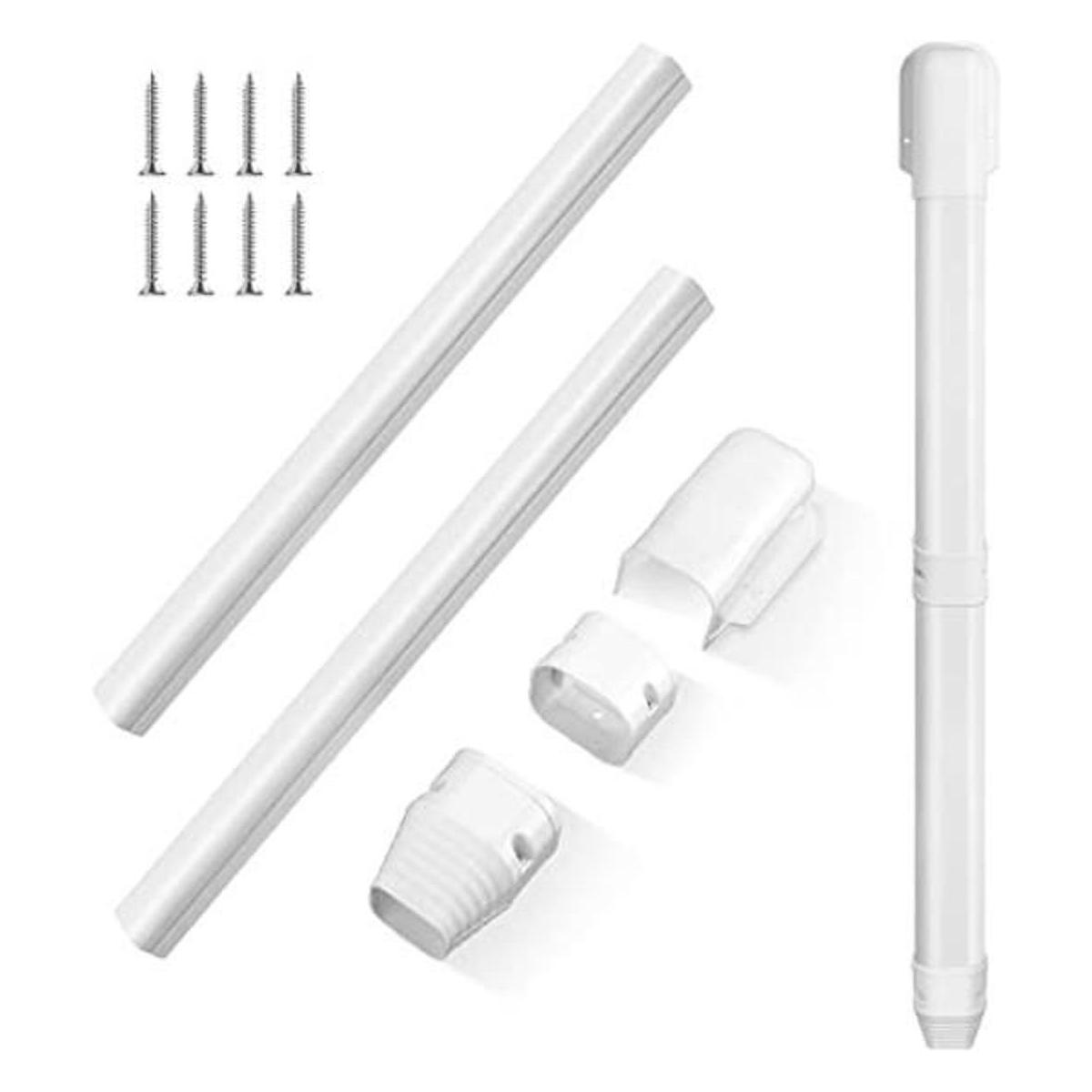 Kit de cubierta decorativa de PVC para aire acondicionado