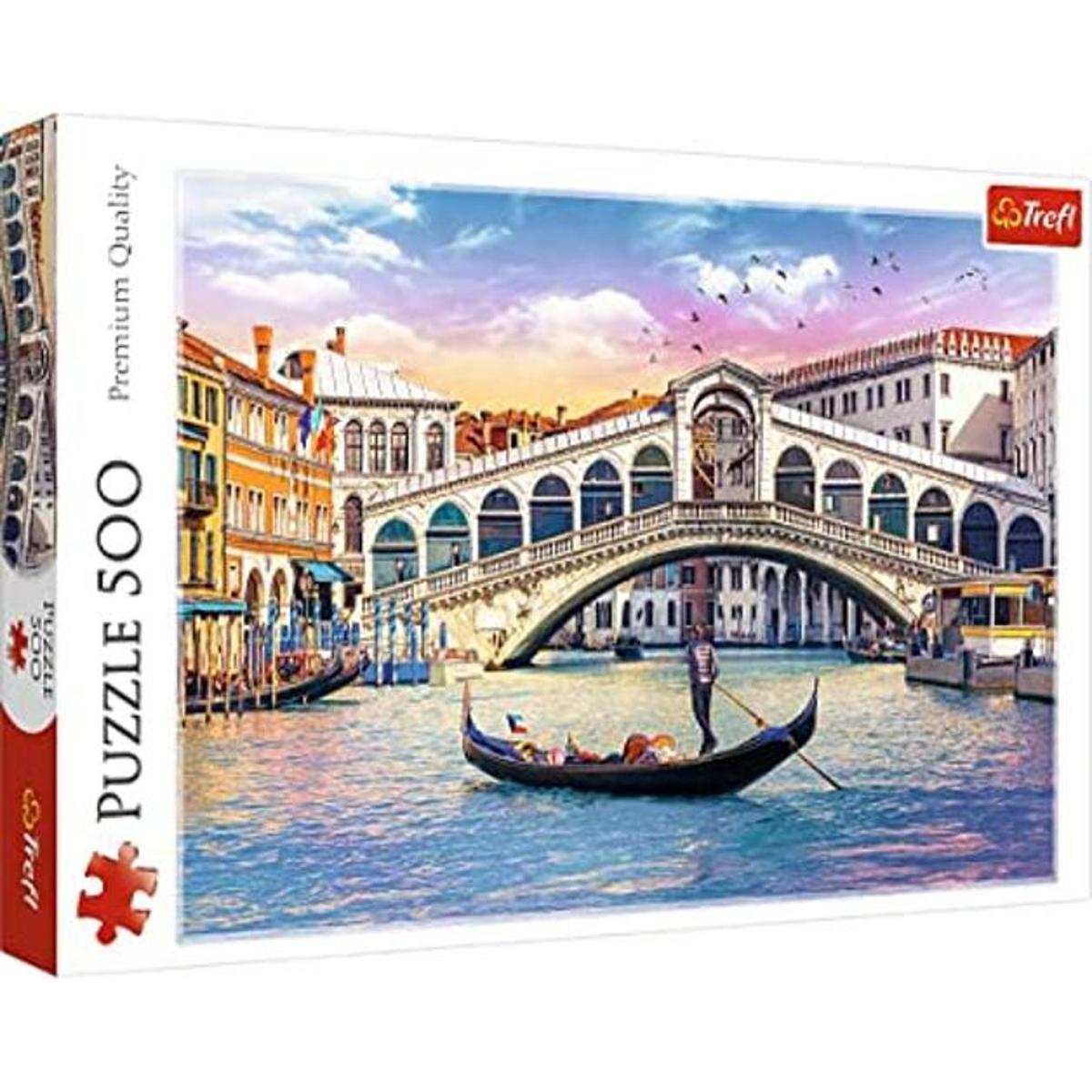Trefl 500 Piece Jigsaw Puzzle Rialto Bridge Venecia