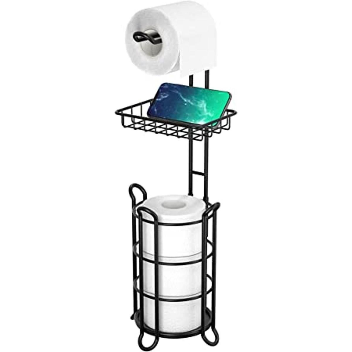 Soporte de papel higiénico independiente para baño color