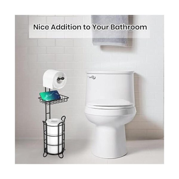 Soporte de papel higiénico independiente para baño color
