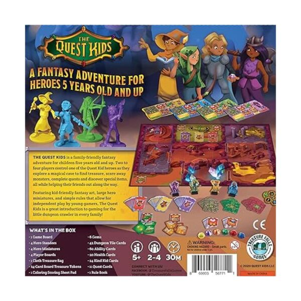 The Quest Kids Juego de mesa temático de fantasía para_2