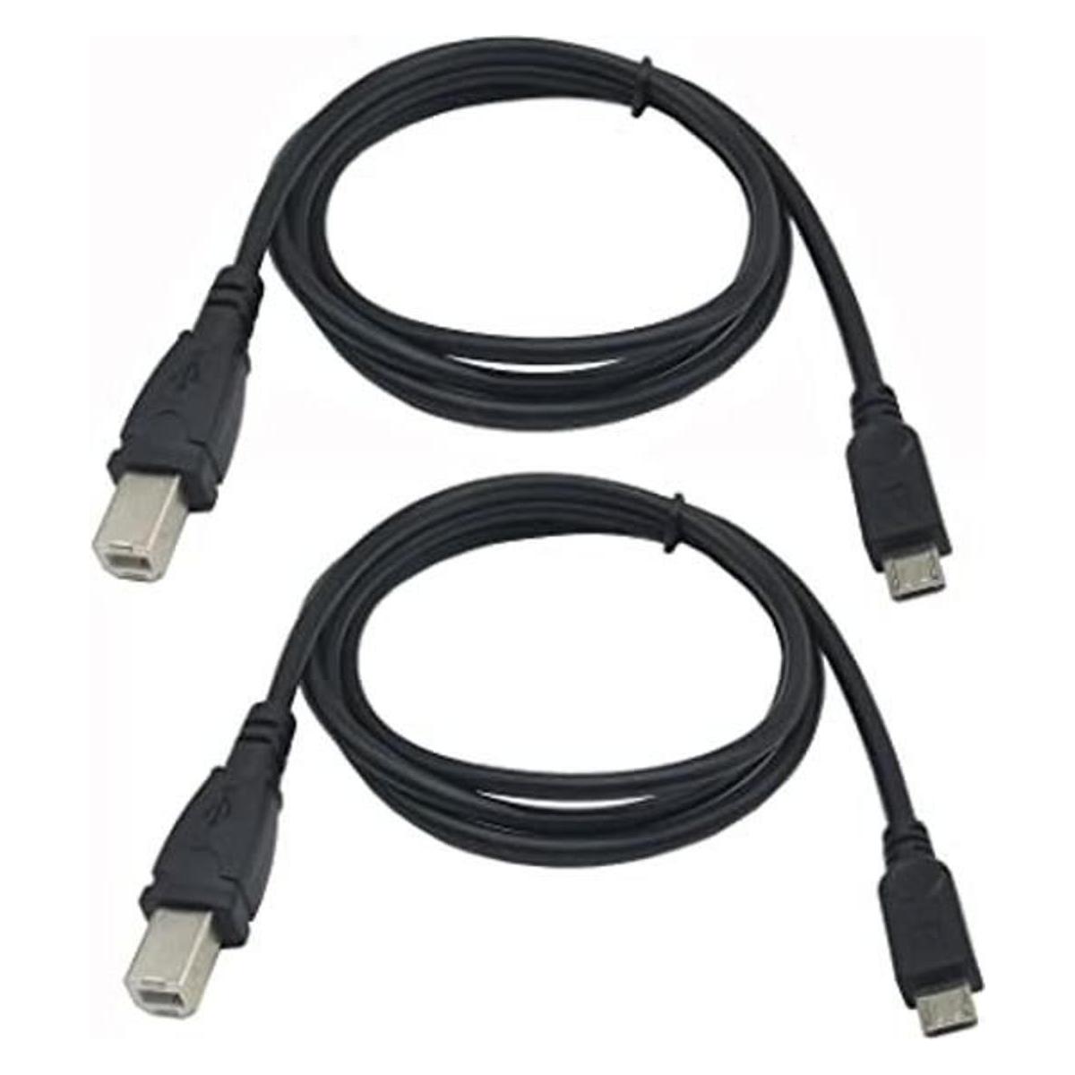 Traovien Cable micro USB a impresora 2 unidades micro