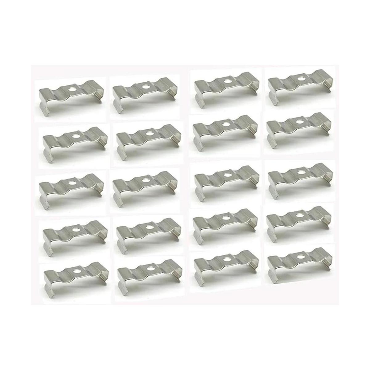 Traovien Bombillas LED T8 con 20 clips soporte para
