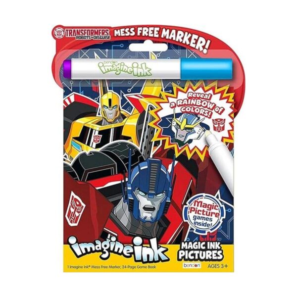Transformers Imagine Ink Juego de libro para colorear con_2