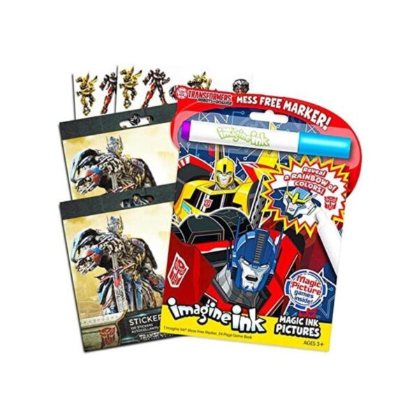 Transformers Imagine Ink Juego de libro para colorear con_1