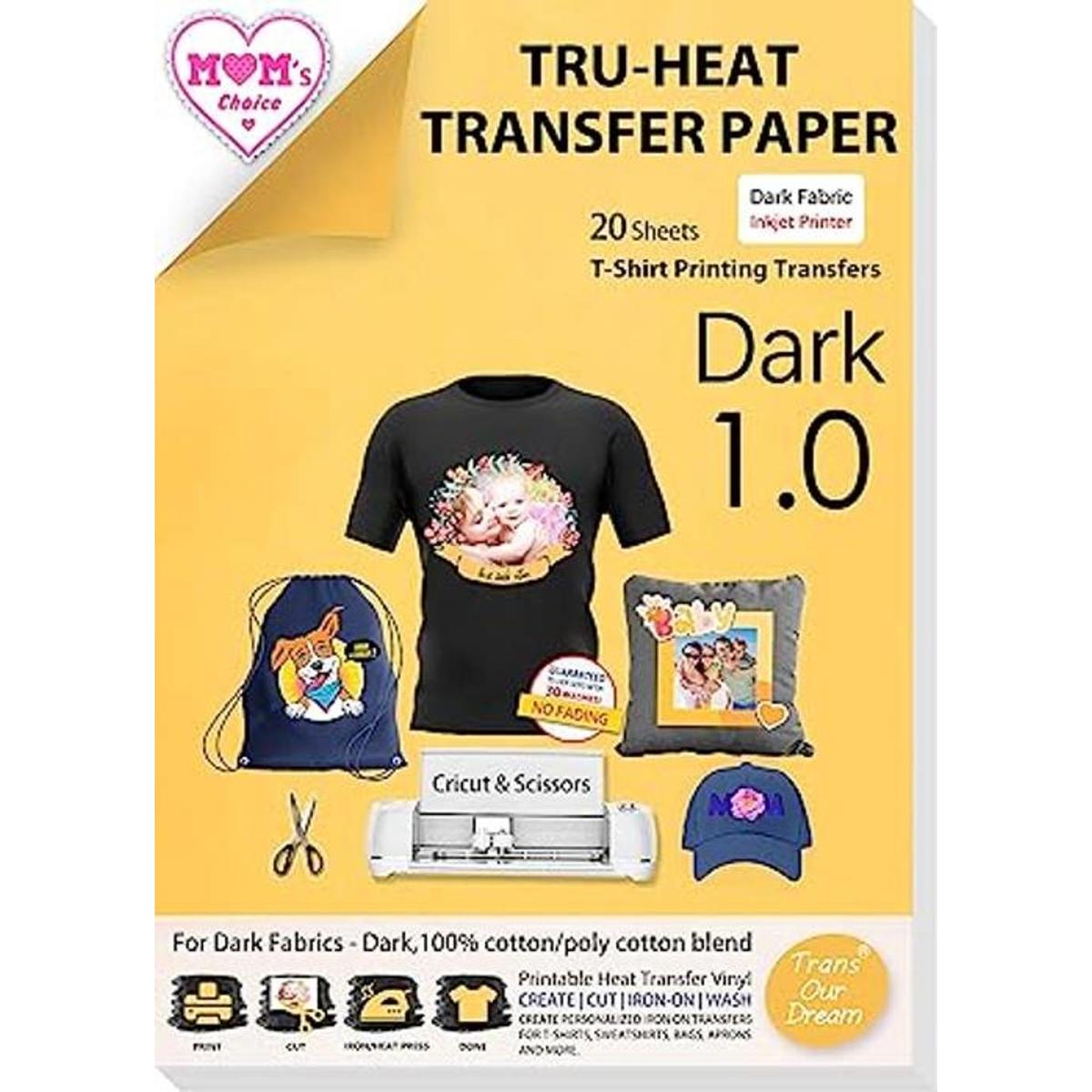 TransOurDream TruIron on Heat Transfer Paper for Dark