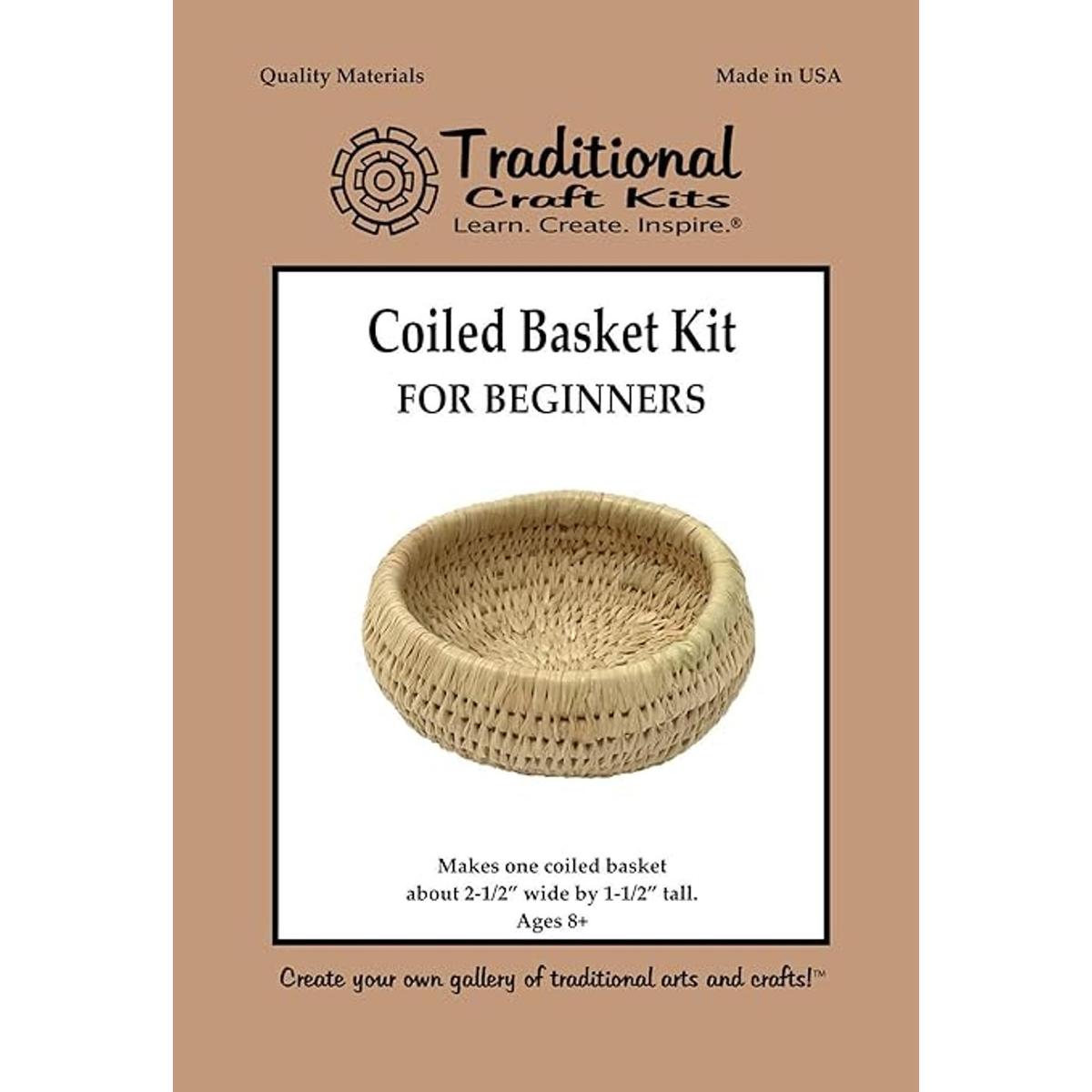 Traditional Craft Kits Kit de cesta en espiral para