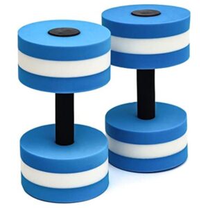 Lightweight Aquatic Exercise Dumbells Set of 2 Foam for_1