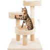 3Tier Cat Tower Collection 2 Carpeted Napping Perches_1