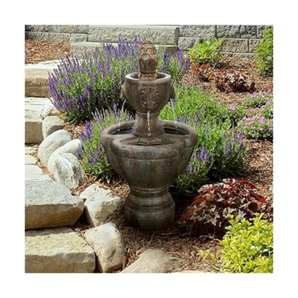 Pure Garden Fuente con roca y cascada_2