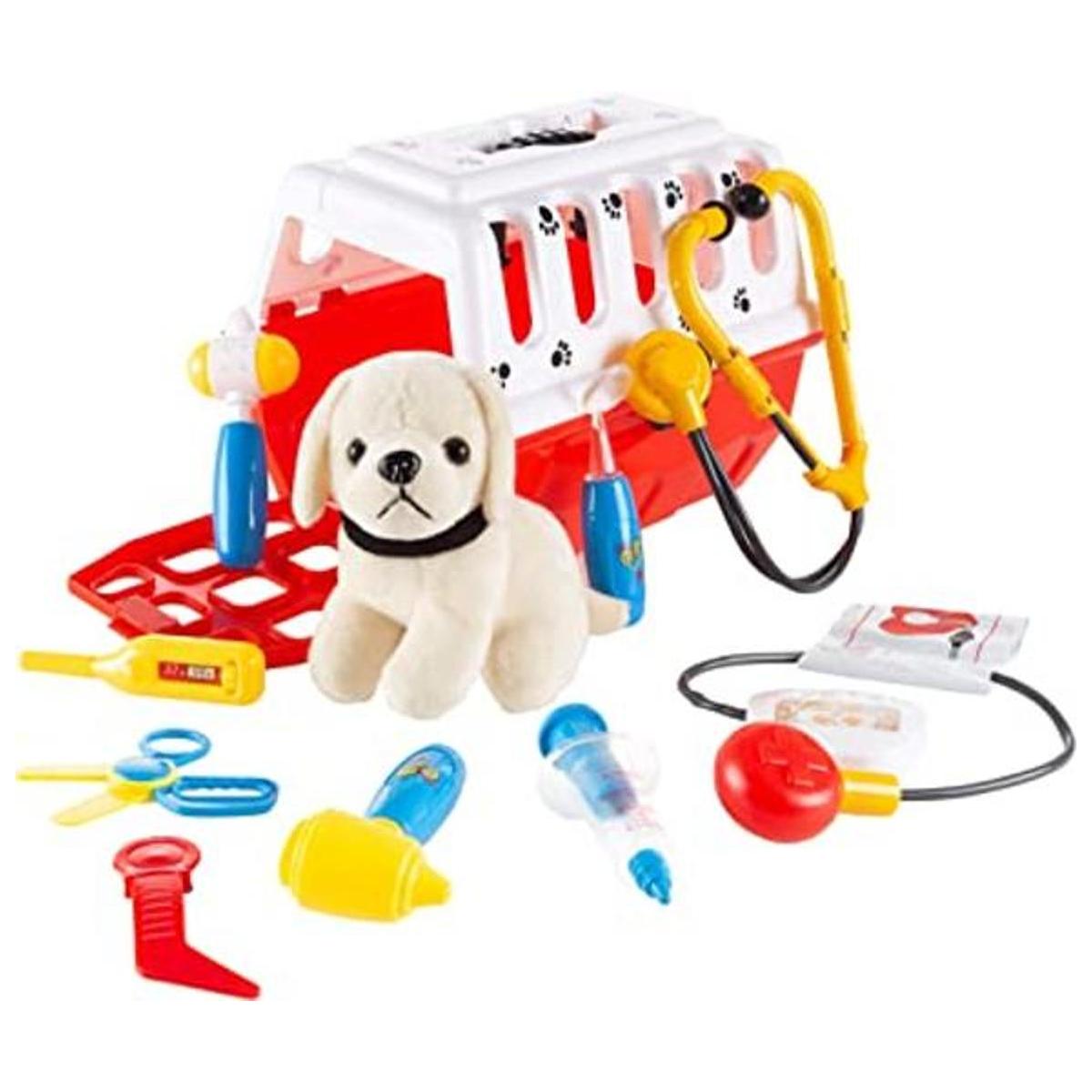 Hey Play Juego de juguetes veterinarios para niños