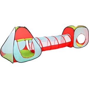 Tienda de campaña para niños cubo y túnel plegable con_1