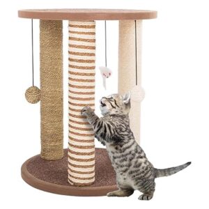 Cat Scratching Post Carpeted Base Play Area and Perch_1
