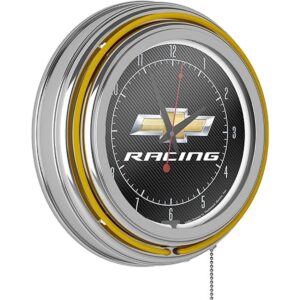 Trademark Gameroom Chevrolet Reloj de neón con doble_1
