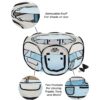 PETMAKER Pet Playpen Collection 42x25 PopUp Dog Kennel_4