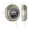 Trademark Gameroom Chevrolet Reloj de neón con doble_3