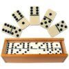 Set de lujo de 55 dominós doble con caja de madera color_1