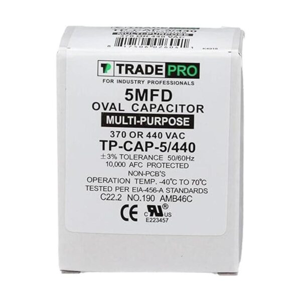 TradePro 5 condensadores ovalados MFD 370440 V de_2
