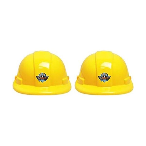 Toyvian 4 sombreros de construcción amarillos para niños_6