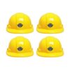 Toyvian 4 sombreros de construcción amarillos para niños_1