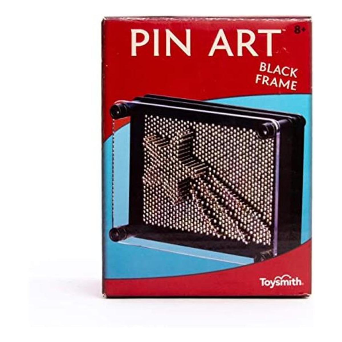 Toysmith Pantalla de Pin Art marco negro 3.75x 5pulgadas