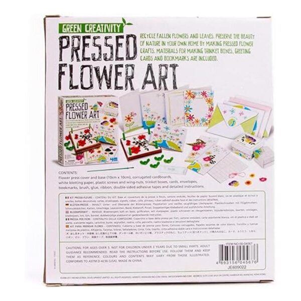 Set de arte para imprimir flores 4M_6
