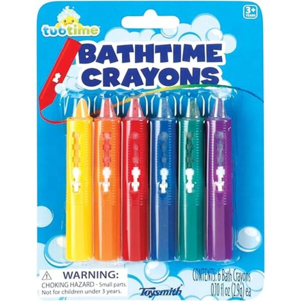 Toysmith Crayones para la hora de baño para niños y niñas_1