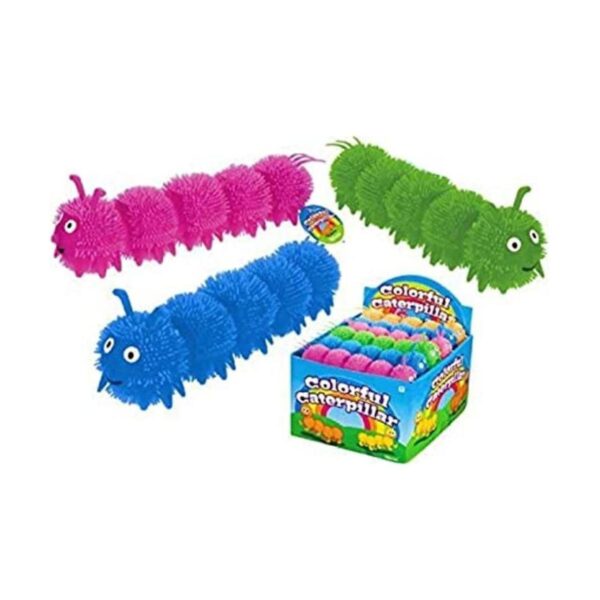 Toysmith Colorful Caterpillar Puffer Ball Party Set_1