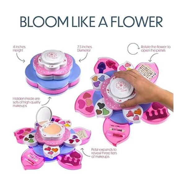 Toysical Kit de maquillaje para niños para niñas_3