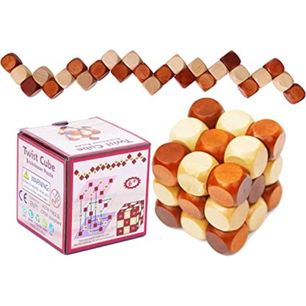 Toys of Wood Oxford Rompecabezas de madera con forma de