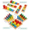 TOWO Juego de rompecabezas 8 en 1 con formas geométricas_2