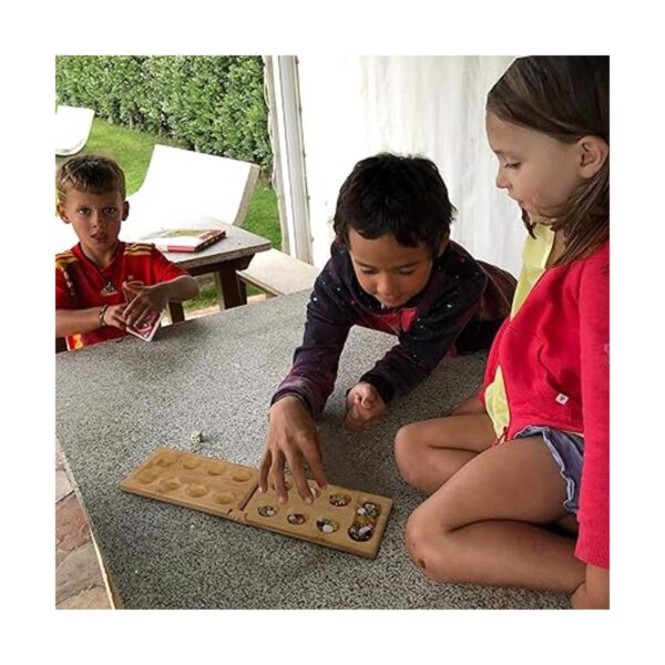 TOWO Mancala Juego de mesa Kalaha con tablero de madera_2