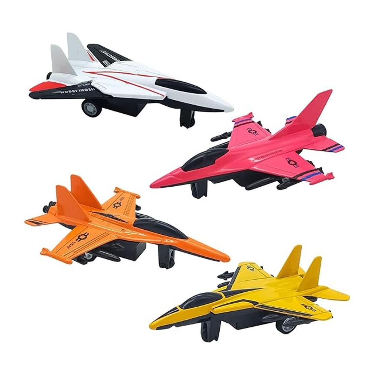 Paquete de 4 juguetes de avión para niños de 3 4 5 y 6