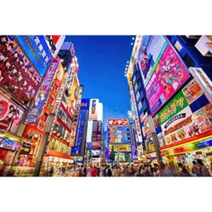 Tarde en Akihabara Japón Puzzle para adultos y niños_1
