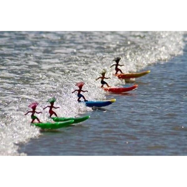Surfer Dudes Classics Wave Powered MiniSurfer y Surfboard