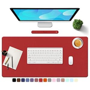 TOWWI Tapete para escritorio de piel sintética con base_1
